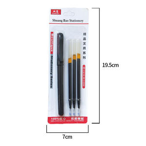 Stylo neutre avec recharge fine de 0,5 mm, 3 recharges par stylo, disponible en magasin d'alimentation. - Product Image 4