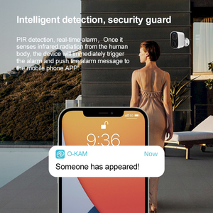 Caméra extérieure intelligente solaire HD avec télécommande, communication bidirectionnelle, réseau Wi-Fi, détection de mouvement PIR, batterie, stockage sur le cloud - Product Image 3