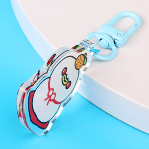 2025 Nhà Máy Bán Chạy Nhất Tùy Chỉnh Nhỏ Giọt Nhựa <span class=keywords><strong>Epoxy</strong></span> Keychain Phim Hoạt Hình Phong Cách Nhựa Với Nhãn Hiệu Riêng - Product Image 5