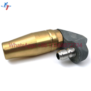 Kit de nettoyage de canalisations FY Jetter Nozzle Pipe Drain Cleaning Root Cutter, nettoyeur haute pression, buse de nettoyage des égouts autopropulsée en laiton 1/4 pouces - Product Image 5