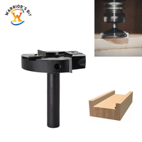 Fresa de Madera Desmontable de 4 Cuchillas Warrior's Bit para Fresado CNC, Desbaste y Superficie