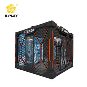 Sci-Fi Center VR <span class=keywords><strong>Multiplayer</strong></span> 4-Player Console di gioco di realtà virtuale VR Gun Arena di tiro in fibra di vetro metallo 1500W Shopping al coperto - Product Image 3