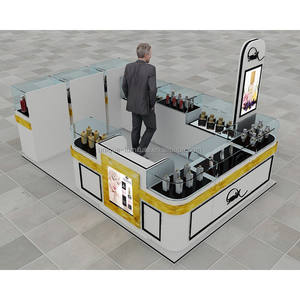 Quiosco de madera para centro comercial, soporte pequeño para teléfono móvil, pantalla de tienda de cosméticos, Perfume, venta al por menor - Product Image 2