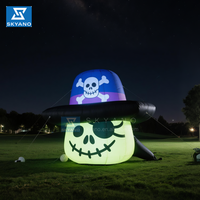 Publicité Gonflable Halloween Décoration Océan Bandits Bateau Pirate Bateau Pirate Chapeau Décoration Prop
