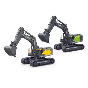 Huina 1721 1/50 New Alloy Diecast Excavator Static Version Simulation Metal Engineering Construction Model Hobbies And Toys