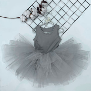 Tutú de Ballet para Niñas de 3 a 10 Años, Color Rosa Polvo, Vestido de Danza para Niñas - Product Image 2