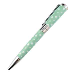 Bút Bi Con Lăn Yêu Thích Của Cô Gái Màu Hồng Hoa Oải Hương Sang Trọng Bút Máy Kim Loại Với Thiết Kế Chấm Tùy Chỉnh Cho Các Nhà Hoạch Định Du Lịch - Product Image 3