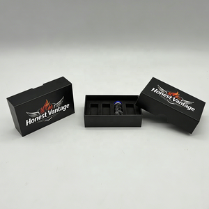 Caja de Embalaje de Lujo para Viales de Péptidos, Negra Mate, Reciclable, Rígida, de Papel, para Viales de Vidrio de 2ml y 3ml - Product Image 3