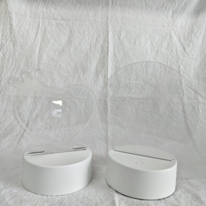 กระดานเขียนอะคริลิคเรืองแสง 3 มิติ พร้อมไฟ LED RGB สร้างสรรค์ DIY ลบเขียนซ้ำได้ ใช้เป็นกระดานข้อความอิเล็กทรอนิกส์ ของขวัญสำหรับช่วงกลางคืน - Product Image 1