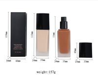 Fond de teint cosmétique mat en gros maquillage végétalien fond de teint végétalien haut de gamme sans marque imperméable longue durée