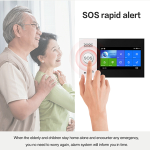 2 Gam/4 Gam WIFI Alexa Hệ Thống An Ninh Camera Monitor GSM Hệ Thống Báo Động Cho Trang Chủ - Product Image 6