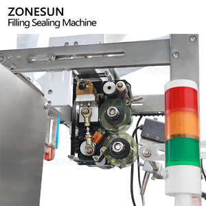 ZONESUN ZS-FS220U automatique Servo Vertical Sachet remplissage Machine à sceller pour Sauce sirop cheveux masque liquide pâte sac emballage - Product Image 6