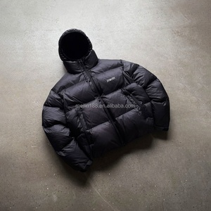 Winter Shiny Designer Puffer <b>Jacket</b> <b>Men</b> High Quality Custom Manufacturer Oversized Windproof Waterproof Zipper Coat Down <b>Jacket</b> - Product Image 2