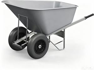 WB9600-<span class=keywords><strong>2</strong></span> Prix d'usine <span class=keywords><strong>Brouette</strong></span> à <span class=keywords><strong>roues</strong></span> pour travaux commerciaux, de construction et agricoles à vendre - Product Image 4