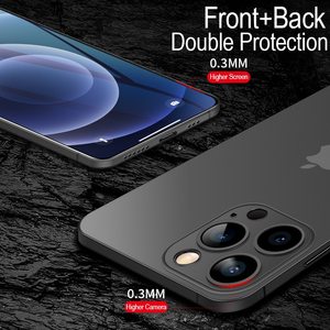 เคสโทรศัพท์ผิวด้านแบบบางเฉียบสำหรับ <span class=keywords><strong>iPhone</strong></span> <span class=keywords><strong>11</strong></span> 12 13 14 <span class=keywords><strong>PRO</strong></span> <span class=keywords><strong>MAX</strong></span> XS <span class=keywords><strong>MAX</strong></span> XR SE <span class=keywords><strong>2020</strong></span> 7 8 6S PLUS เคสมือถือแบบใส - Product Image 3