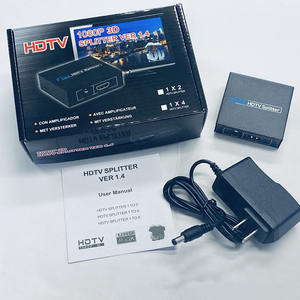 ตัวแยกสัญญาณ HDTV คุณภาพสูง 1080p 1x2 รองรับการแสดงผลวิดีโอ 2K 3D และจ่ายไฟ ตัวแยกสัญญาณ HDTV 1 เข้า 2 ออก สำหรับ<span class=keywords><strong>จอ</strong></span>ภาพ - Product Image 6