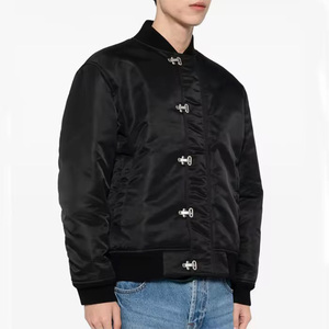 Nhà Máy Thực Hiện Người Đàn Ông Của Phong Cách Sang Trọng Máy Bay Ném Bom Áo Khoác Chất Lượng Cao Máy Bay Ném Bom Áo Khoác Đại Học Phong Cách Áo Khoác Ấm Áo Khoác - Product Image 3