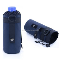 Porte-bouteille d'eau personnalisé / Sac / Pochette / Étui / Housse / Manchon avec bandoulière et fermeture à cordon