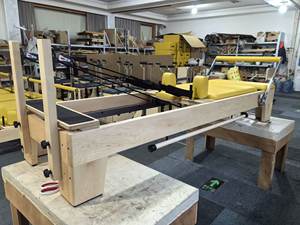 AM-200A de haute qualité en bois Pilates Studio Reformer avec couleur et logo personnalisables pour l'exercice de gymnastique - Product Image 6