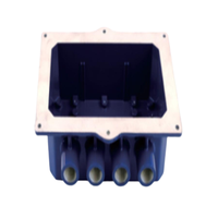 Boîtier de dissipateur thermique en aluminium moulé sous pression à paroi mince SUNLEAF, traitement de surface anodisé pour luminaires LED (certifié CE)