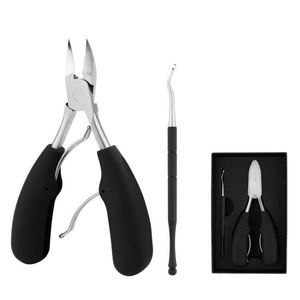 Stainless Steel Cuticle Clippers Set With Nail Cleaner For Pedicure Home Use In Gift Box - Product Image 4