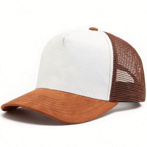 Casquettes Trucker en Maille à 5 Panneaux avec Logo Personnalisé en Gros, en Stock – Casquette Trucker en Daim Vierge - Product Image 6