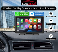 Caméra de tableau de bord DVR Carplay IPS 9 pouces H509F, résolution HK, écran tactile pour voiture, fonction de projection de téléphone, montage sur toit