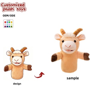 <span class=keywords><strong>Marioneta</strong></span> de Cabra de Peluche Personalizada OEM/ODM - <span class=keywords><strong>Marioneta</strong></span> de Cabra Suave Personalizada para Contar Cuentos y Juego Educativo para Niños - Product Image 1