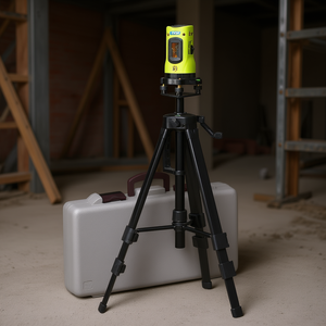 Laser auto-nivelant Fervi à faisceau vert rotatif à 360 degrés pour les travaux de construction et d'alignement - Product Image 3