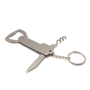 Мини-открывалка для вина из нержавеющей стали с индивидуальным логотипом для открывания пивных банок и бутылок для баров - Product Image 3