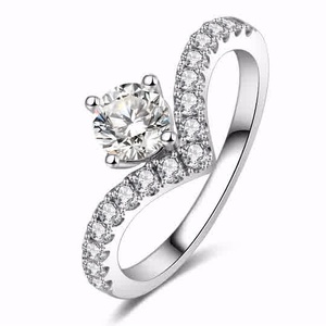 Anillos de Compromiso y Matrimonio de Oro Amarillo para Mujer Más Vendidos con Diamantes Cultivados en Laboratorio - Product Image 1