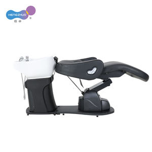 Chaise de massage électrique pour shampooing avec coussin chauffant pour le traitement de la tête, massage du cuir chevel, lit de spa, machine à laver les cheveux en option - Product Image 4