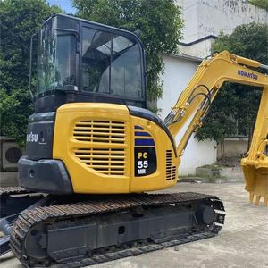 เครื่องจักรก่อสร้างถนนมือสองคุณภาพสูง รถขุดโคมัตสุมือสองขนาดเล็ก PC56 5 ตัน รถขุดขนาดเล็ก PC55 - Product Image 6