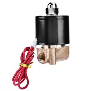 วาล์วโซลินอยด์น้ำมันดีเซลทองเหลืองขนาดเล็ก COVNA DN8 1/4 นิ้ว 2 ทาง 12V 24V DC แบบปิดปกติ - Product Image 2