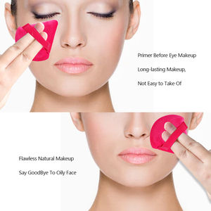 Borla de Maquillaje Triangular de Terciopelo con Logotipo Personalizado, Borla de Algodón para Fijar Maquillaje, Herramienta Cosmética Suave para el Rostro - Product Image 5