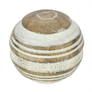 Table <b>Decor</b> Wooden Ball Object Handicraft Decorative Christmas Ornament <b>Wood</b> Ball Living Room Interior <b>Home</b> <b>Decor</b> - Product Image 1