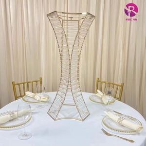 Wedding Hotel Dining Table <strong>Flower</strong> <strong>Vase</strong> 80cm Tall Artificial <strong>Flower</strong> Stand for Wedding Dinner Table Decor - Product Image 3