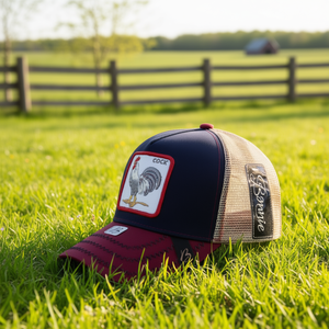 Casquette Trucker Banie Cock brodée, 6 panneaux, réglable, en maille, unisexe adulte, printemps-été, décontractée - Product Image 2