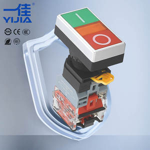 Botón Pulsador Momentáneo Iluminado de Doble Cabeza LA36-D de 22MM, Control de Encendido/Apagado, 10A de Alta Corriente con LED de Alta Intensidad YJ139-LA38 - Product Image 3