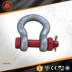 MỸ Loại Độ Bền Kéo Cao Thép Mạ Kẽm Drop Rèn Bow Shackle G2130 với Bolt - Product Image 3