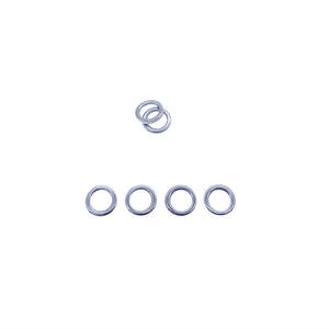 Anneau simple sans soudure Ztc073 04 en acier inoxydable 304 pour accessoires de pêche à la ligne, fixation d'hameçons 1 2 5 7 6mm 1 5 6 5 9 5mm - Product Image 4