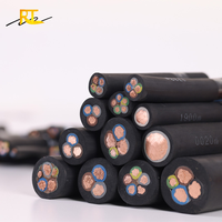 Flexibles Kupferleiter-Einadriges Schweiß kabel 16mm 50mm 70mm 95mm PVC-isolierter Gummi mantel Niederspannung für den Bau
