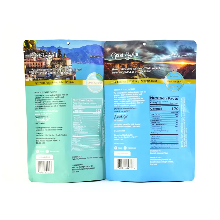 Low MOQ Popular selling in USA market plastic bag shipping food Packaging black color 1lbs plastic mylar bag with zipper