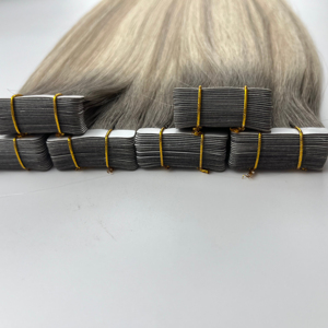 Extensiones de Cabello Remy de Doble Trama al por Mayor, Extensiones de Cabello Humano Natural Liso 100% Virgen con Cinta Adhesiva, Fabricantes de Extensiones de Cabello con Cinta Adhesiva - Product Image 2