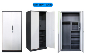 Armoire suspendue en acier moderne personnalisable et verrouillable, design autoportant démontable pour hôpital, salon, chambre à coucher, salle à manger - Product Image 4