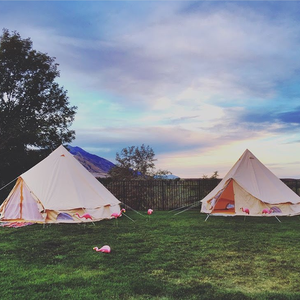 Quattro Stagioni Impermeabile All'aperto Campeggio di Famiglia 5M <span class=keywords><strong>Tenda</strong></span> di Bell per Glamping - Product Image 2