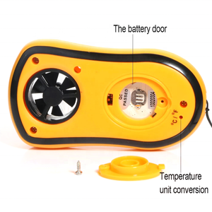 נייד רוח מהירות מד מד רוח כף יד 30 m/s LCD אוויר מהירות טמפרטורת מדידה tester למדוד כלי GM8908 - Product Image 4