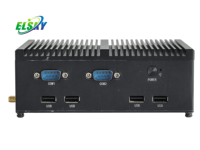 Nouveau mini PC industriel ELSKY M818, 6e/7e génération Intel Core I7/i5/i3 Celeron, DDR4, SSD, double LAN, 6 ports COM, 4K pour l'usine