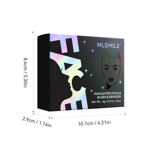 Kit de Maquillage Visage Mat Imperméable : Crayons Contour, Illuminateur, Correcteur, Blush et Ombre à Paupières Éclaircissants - Product Image 4