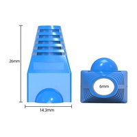 Botas de Cable Linkwylan RJ45, fundas de protección de enchufe Modular, alivio de tensión, Cable Cat5e Cat6 de 5,0-6,0mm, accesorios de conector 9